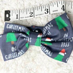 Oh Christmas Tree  Pet Bow Tie with collar for small dog and cat